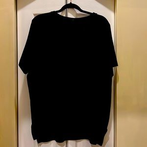 Athleta Black Zephyr top , Short Sleeve, XL